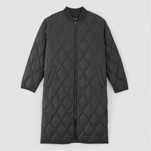 Everlane The ReNew Long Liner Black Size XS